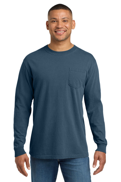 COMFORT COLORS  ®  Heavyweight Ring Spun Long Sleeve Pocket Tee. 4410