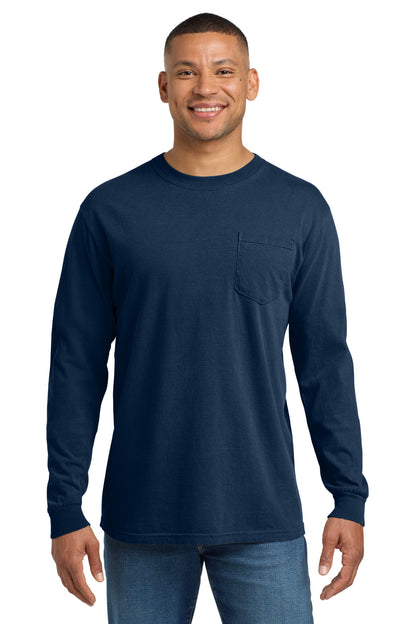 COMFORT COLORS  ®  Heavyweight Ring Spun Long Sleeve Pocket Tee. 4410