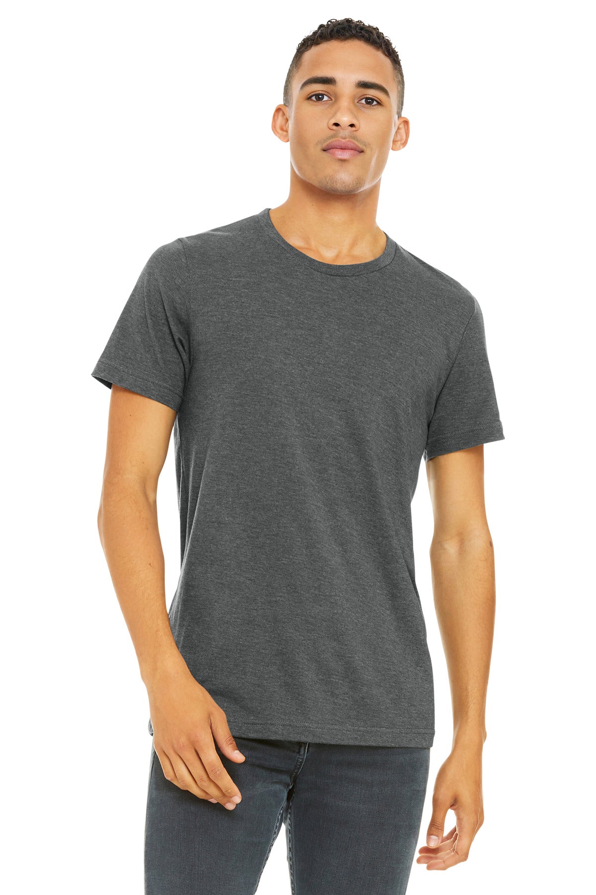BELLA+CANVAS  ®  Unisex Heather CVC Short Sleeve Tee. BC3001CVC