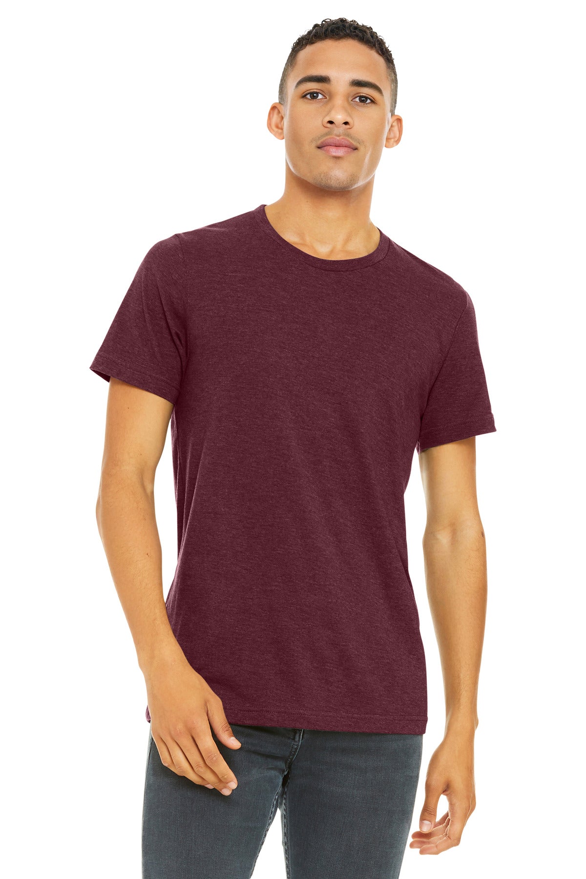 BELLA+CANVAS  ®  Unisex Heather CVC Short Sleeve Tee. BC3001CVC