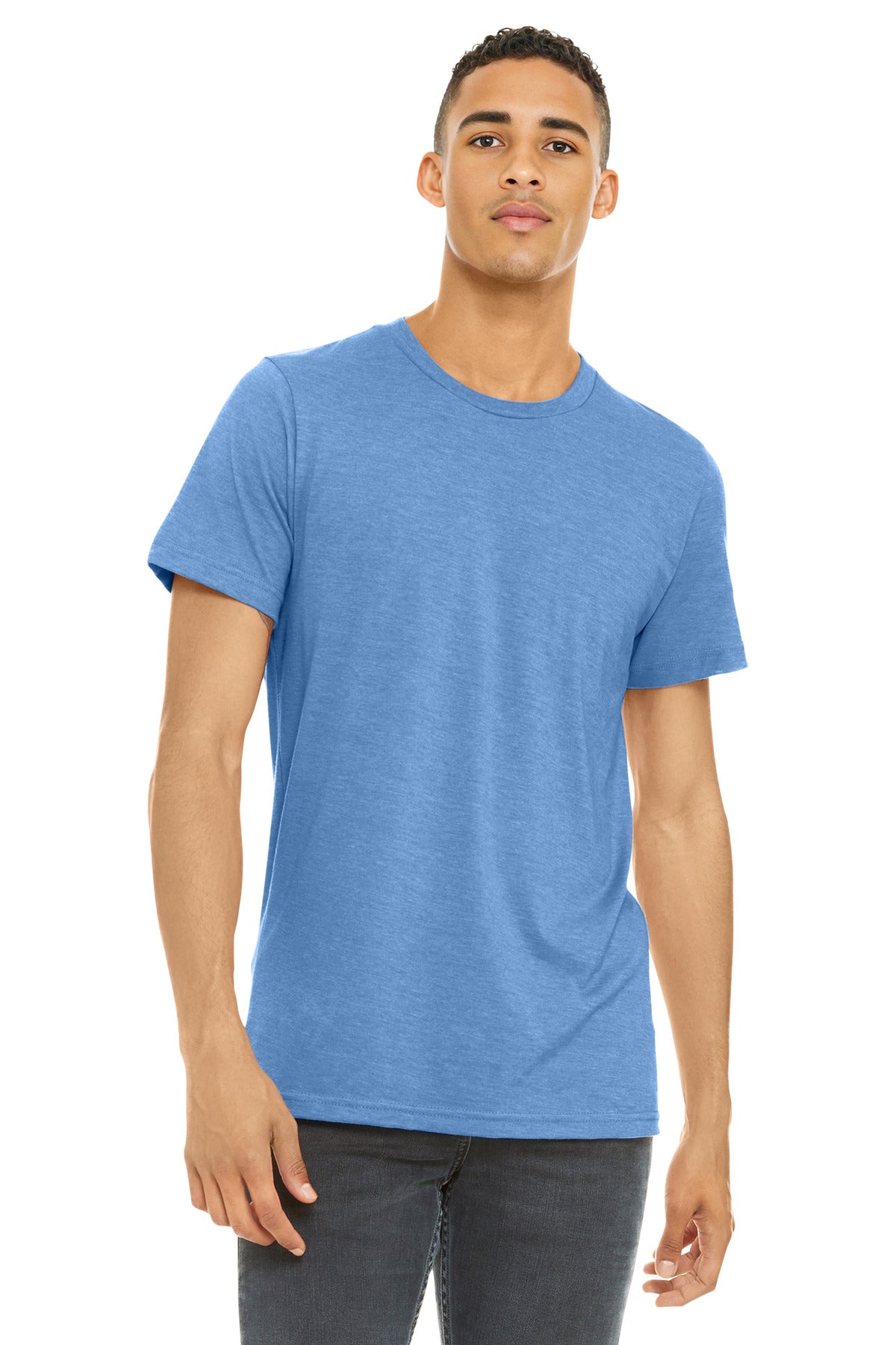 BELLA+CANVAS  ®  Unisex Heather CVC Short Sleeve Tee. BC3001CVC