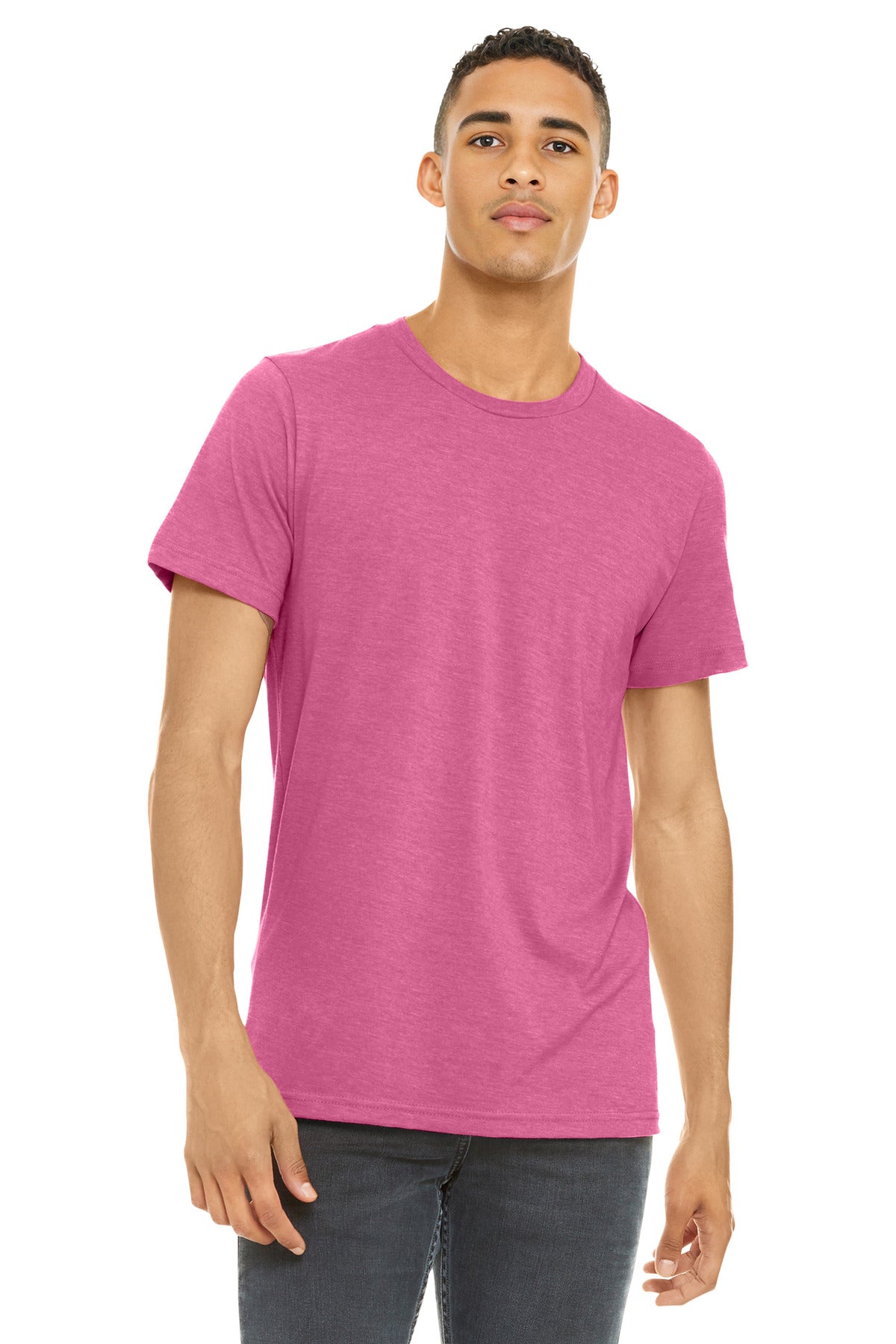 BELLA+CANVAS  ®  Unisex Heather CVC Short Sleeve Tee. BC3001CVC