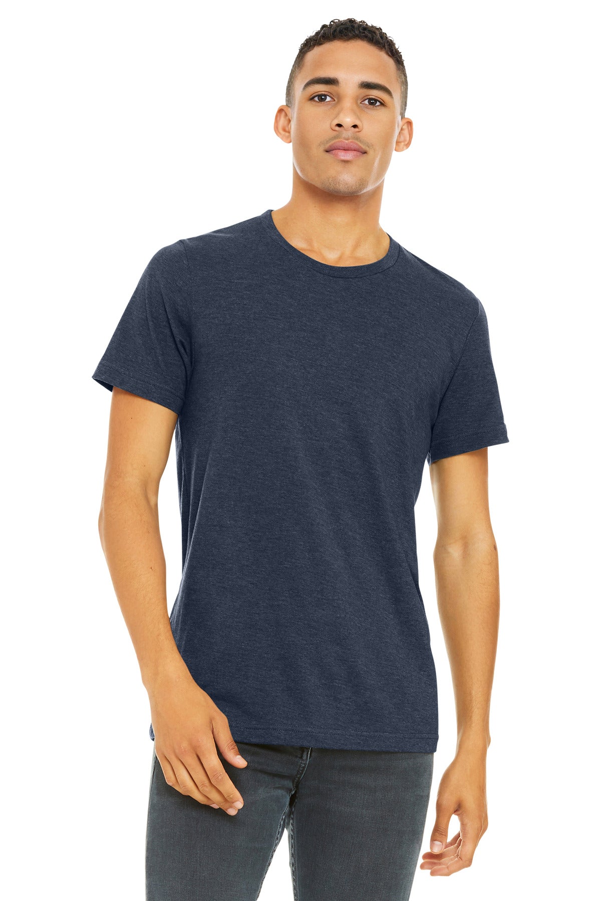 BELLA+CANVAS  ®  Unisex Heather CVC Short Sleeve Tee. BC3001CVC