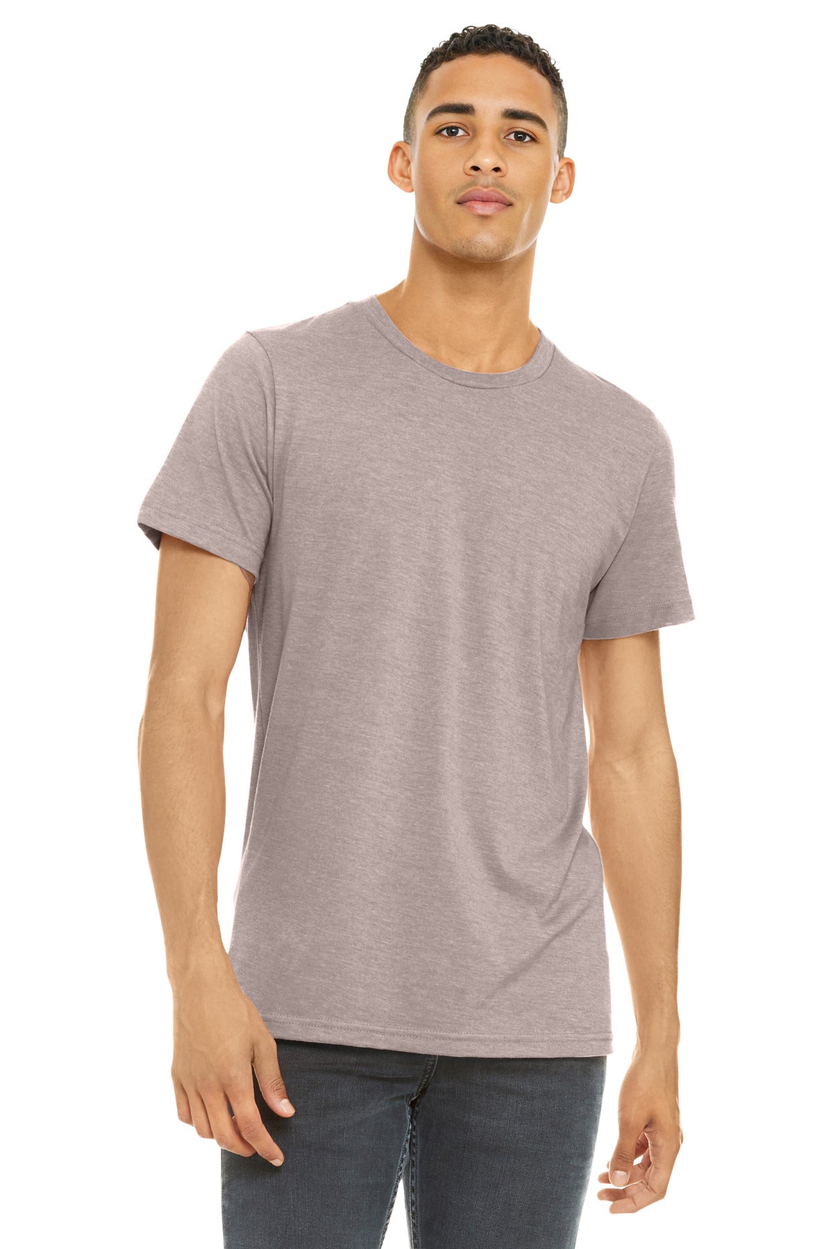 BELLA+CANVAS  ®  Unisex Heather CVC Short Sleeve Tee. BC3001CVC
