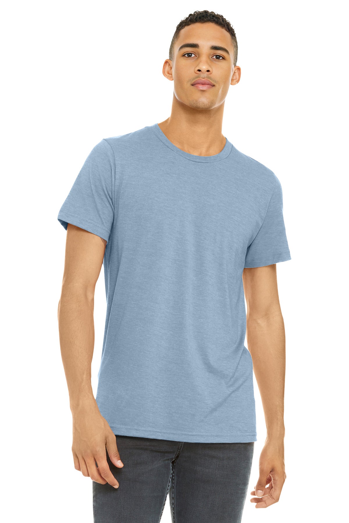 BELLA+CANVAS  ®  Unisex Heather CVC Short Sleeve Tee. BC3001CVC