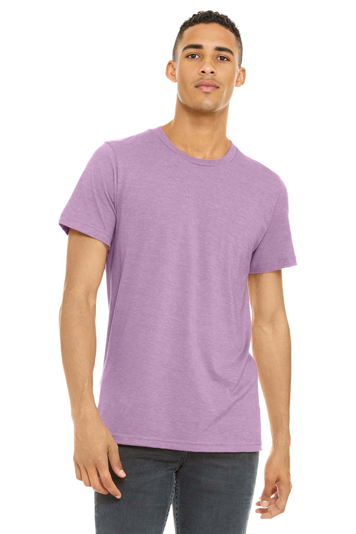 BELLA+CANVAS  ®  Unisex Heather CVC Short Sleeve Tee. BC3001CVC