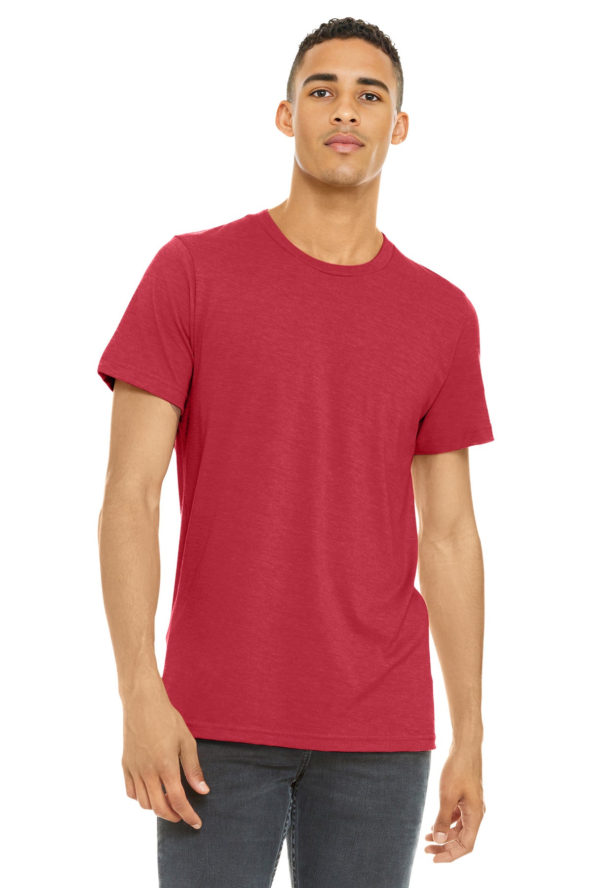 BELLA+CANVAS  ®  Unisex Heather CVC Short Sleeve Tee. BC3001CVC