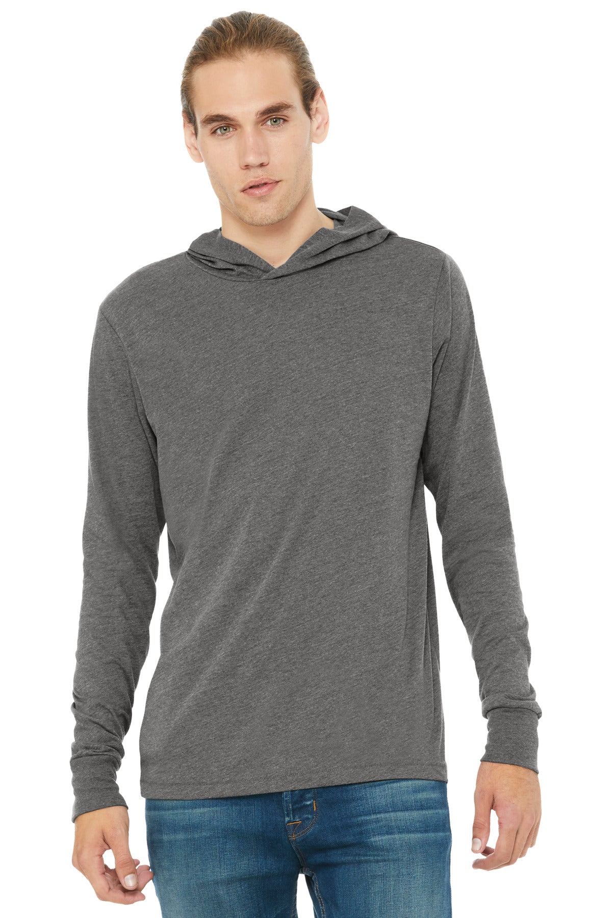BELLA+CANVAS  ®  Unisex Jersey Long Sleeve Hoodie. BC3512