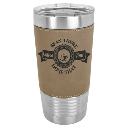 Laserable Leatherette Insulated Tumblers & Travel Mugs