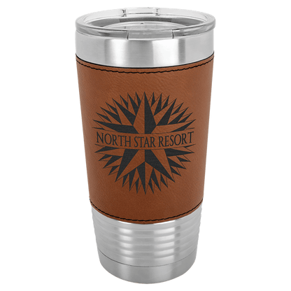 Laserable Leatherette Insulated Tumblers & Travel Mugs