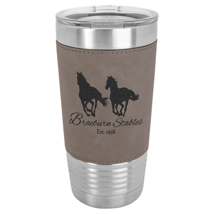 Laserable Leatherette Insulated Tumblers & Travel Mugs