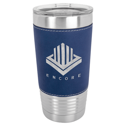 Laserable Leatherette Insulated Tumblers & Travel Mugs