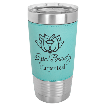 Laserable Leatherette Insulated Tumblers & Travel Mugs