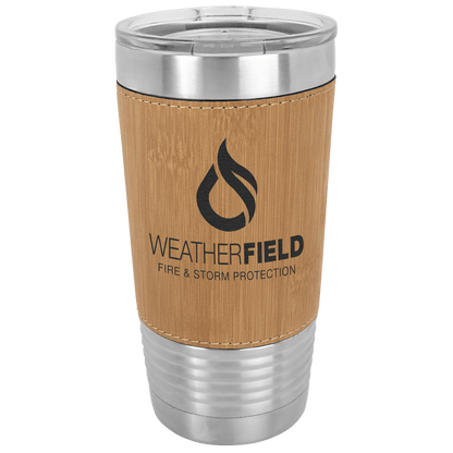 Laserable Leatherette Insulated Tumblers & Travel Mugs