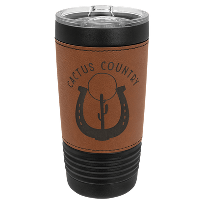 Laserable Leatherette Insulated Tumblers & Travel Mugs