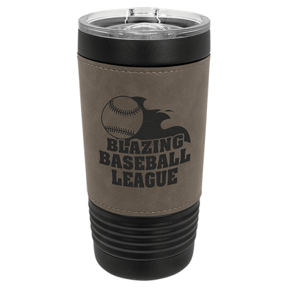 Laserable Leatherette Insulated Tumblers & Travel Mugs