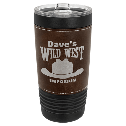 Laserable Leatherette Insulated Tumblers & Travel Mugs