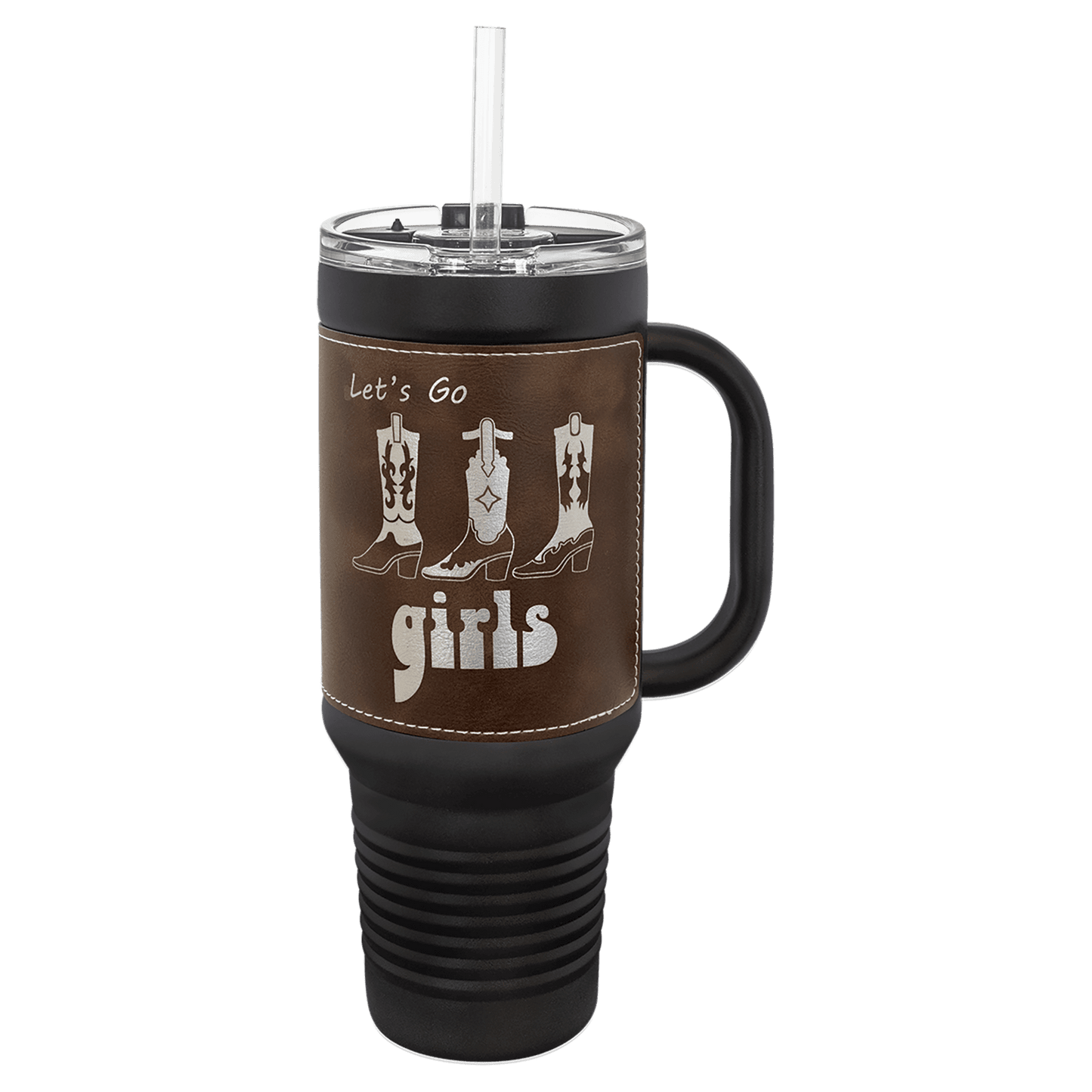 Laserable Leatherette Insulated Tumblers & Travel Mugs