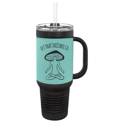 Laserable Leatherette Insulated Tumblers & Travel Mugs