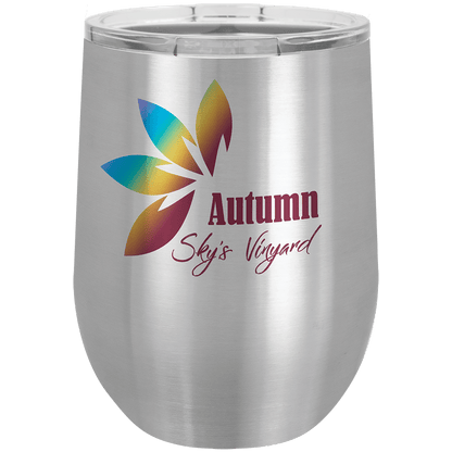 Sublimatable Polar Camel Stemless Wine Tumbler with Lid