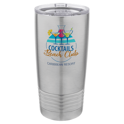Sublimatable Vacuum Insulated Tumbler with Lid