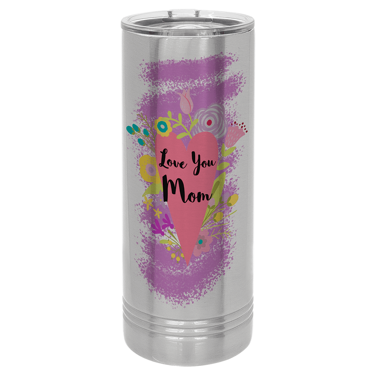 Sublimatable Polar Camel Skinny Tumbler with Slider Lid
